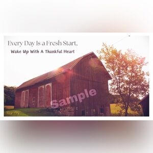 Custom 5x7 Inspirational Photo's WITH Frame for Gift Ideas, Home Decor